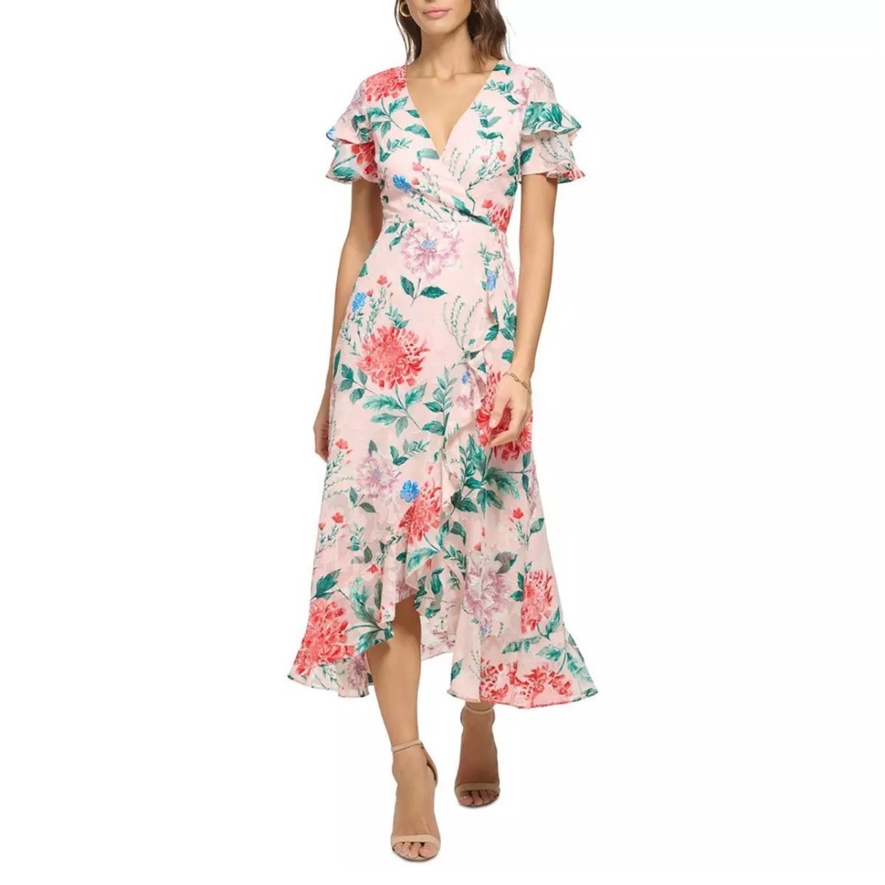 NWT Kensie Floral Midi Dress